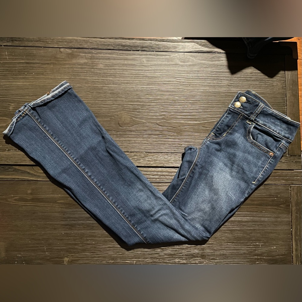 American Eagle Outfitters Super Super Stretch Artist Flare Jeans